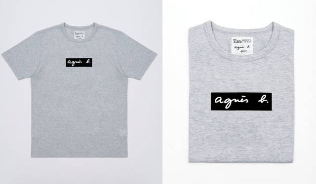 「agnès b. pour adam et ropé」　ロゴプリントTシャツ（HOMME）8640円