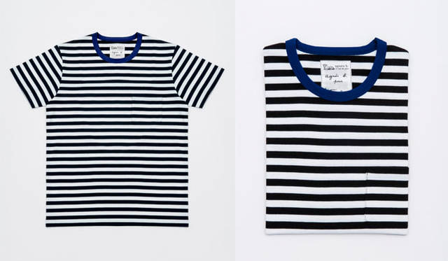 「agnès b. pour adam et ropé」　ボーダーポケットTシャツ（HOMME）1万2420円（3月27日（金）発売）