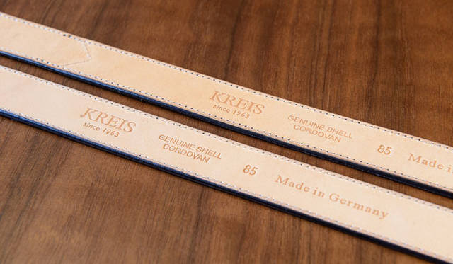 「KREIS（クライス）」コードバン・ミリタリードレスベルト