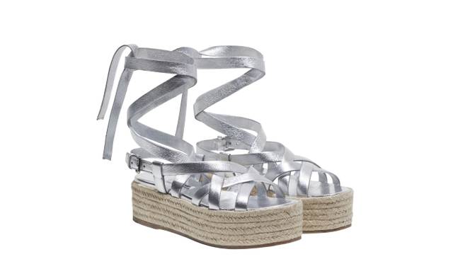 アンクルストラップ スリッポン エスパドリーユ　