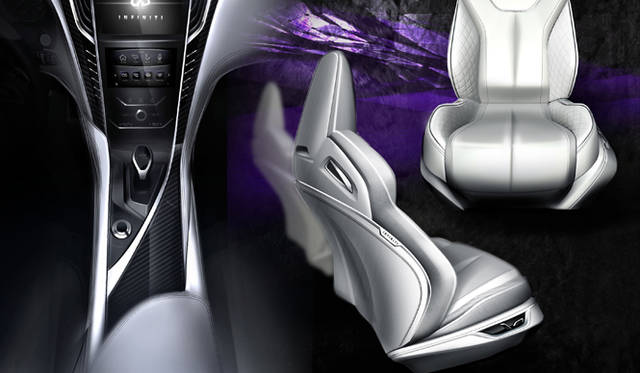 インフィニティ Q60 コンセプトのデザインスケッチ