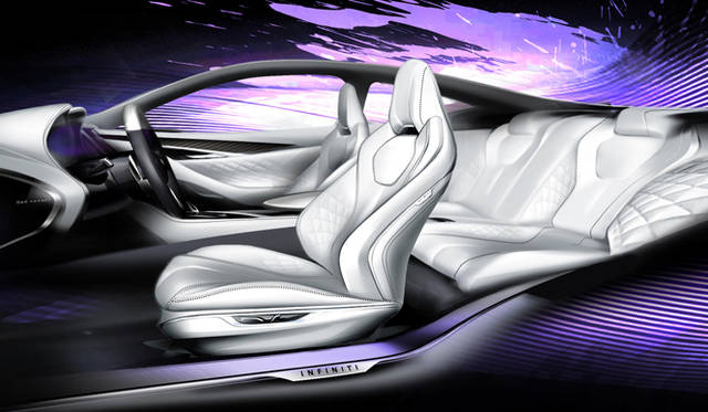 インフィニティ Q60 コンセプトのデザインスケッチ