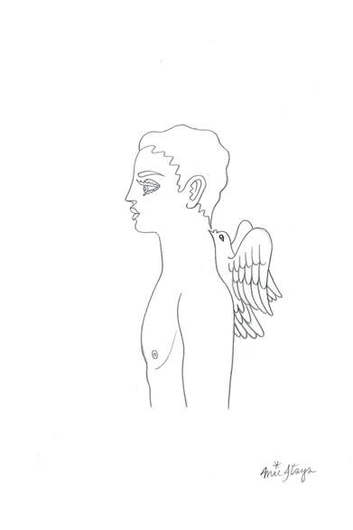 「DOVE AND BOY / LINE」