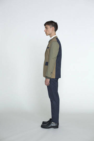 ジャケット4万6440円、ベースボールカラーブルゾン3万8880円、シャツ2万520円、パンツ2万1600円