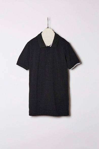 Jersey Combination Polo BLACK 1万4040円