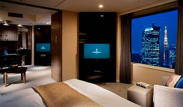 横長のユニークな間取りが特徴のジュニアスイート