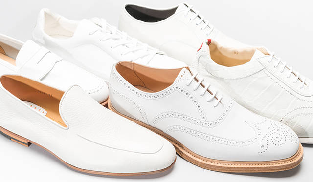 イセタンメンズ春の靴、第一弾は “ホワイト”