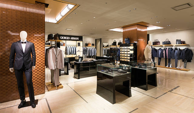 <strong>GIORGIO ARMANI｜ジョルジオ アルマーニ</strong><br />伊勢丹新宿店メンズ館4階＝インターナショナル ラグジュアリー