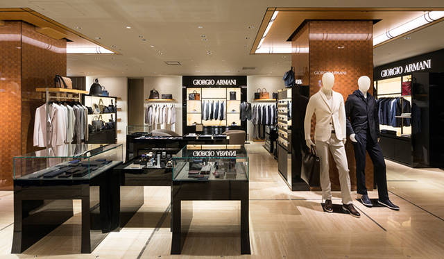 <strong>GIORGIO ARMANI｜ジョルジオ アルマーニ</strong><br />伊勢丹新宿店メンズ館4階＝インターナショナル ラグジュアリー