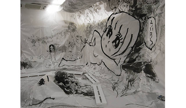 しりあがり寿「ぞんざいな王国」 展覧会風景NODA CONTEMPORAY