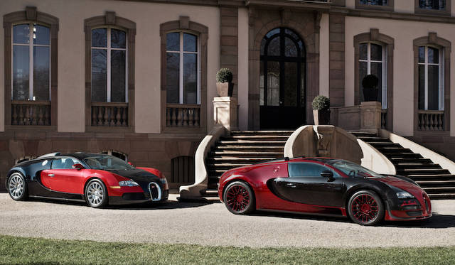 左がヴェイロン第1号車