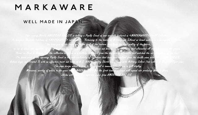 「MARKAWARE」ポップアップイベント