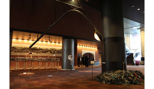 Yuko Mohri<br /> Circus in the Ground<br /> 2014 <br />venues - Seika-tei, SIAF2014 (Sapporo International Art Festival 2014) <br />photo by Yuko MOHRI