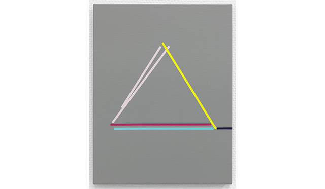 荻野僚介<br /> w270×h350×d21 <br />2013<br /> アクリル絵具、キャンバス <br />350 x 270 mm<br /> Photo: Shizune Shiigi