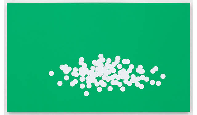 荻野僚介<br /> w1384×h821×d30<br /> 2013<br /> アクリル絵具、キャンバス 821 x 1384 mm<br /> Photo: Shizune Shiigi