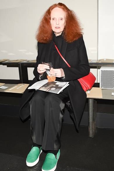 Grace Coddington｜グレイス・コディントン</br></br>ラグ&ボーンのファッションショー会場・ニューヨーク