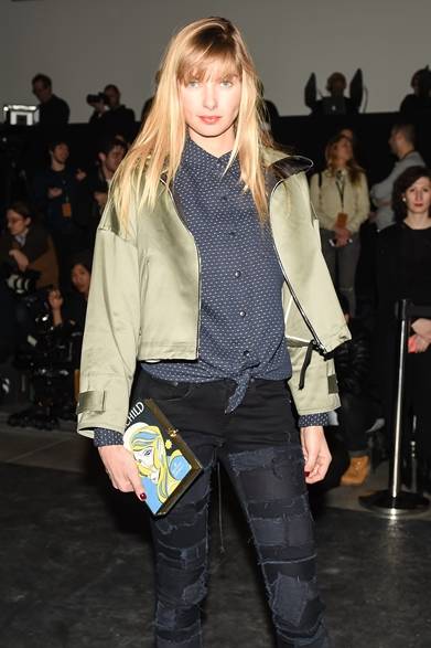 Jessica Hart｜ジェシカ・ハート</br></br>ラグ&ボーンのファッションショー会場・ニューヨーク