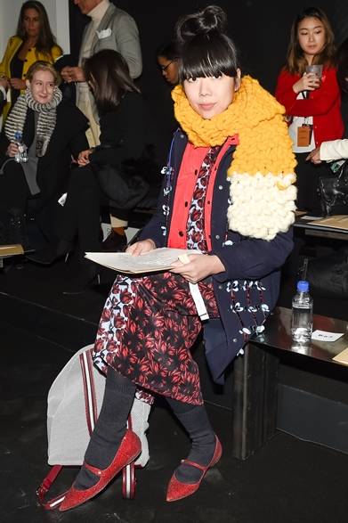 Susie Lau｜スージー・ロウ</br></br>ラグ&ボーンのファッションショー会場・ニューヨーク