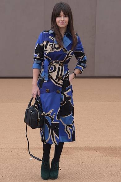Miroslava Duma｜ミロスラヴァ・デュマ</br></br>バーバリー プローサムのファッションショー会場・ロンドン