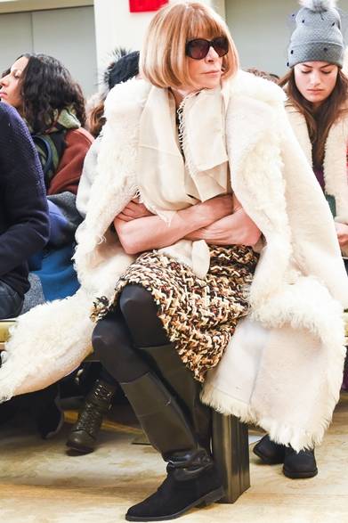 Anna Wintour｜アナ・ウィンター</br></br>トリー バーチのファッションショー会場・ニューヨーク