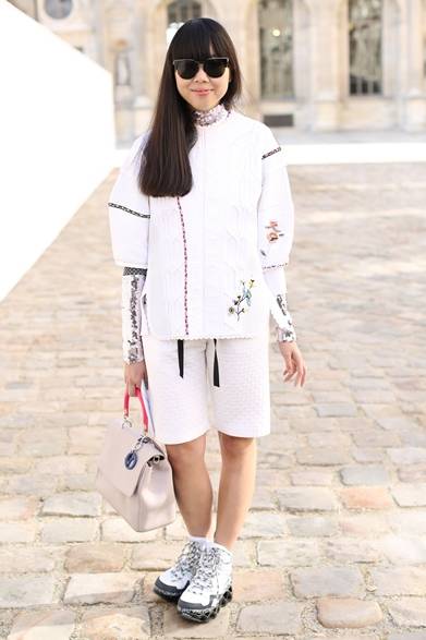 Susie Lau｜スージー・ラウ</br></br>ディオールのファッションショー会場・パリ