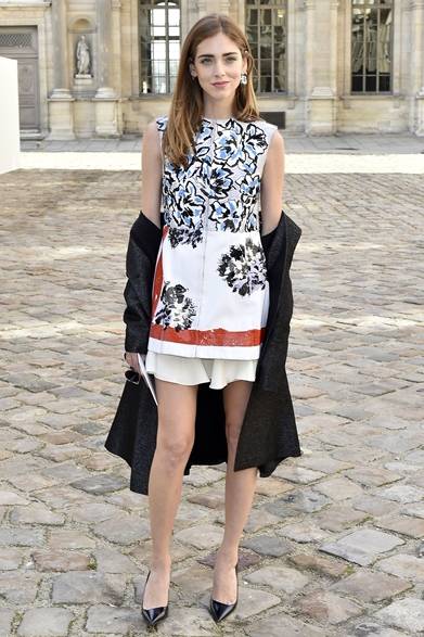 Chiara Ferragni｜キアラ・フェラーニ</br></br>ディオールのファッションショー会場・パリ