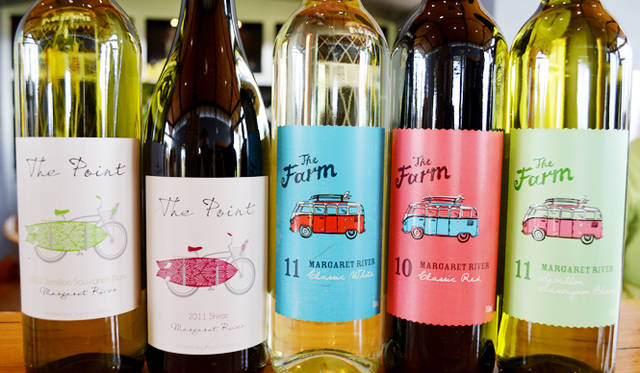 58 <br />ファンキーなエチケットがユニークなThe FarmシリーズはA$12.95と手頃なプライス