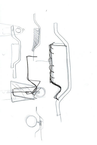 <strong>FLOS｜フロス</strong><br />Konstantin Grcic（コンスタンチン・グルチッチ）のスケッチ