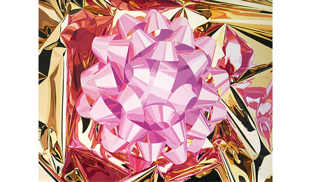 ジェフ・クーンズ ピンクリボン 2013 gallery A-zone