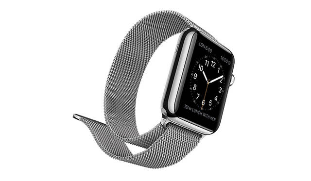 Apple Watchシリーズには、このミラネーゼブレスレットやステンレスブレス仕様も用意されている