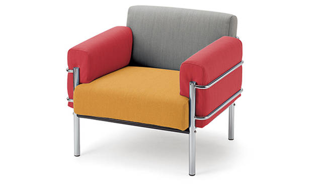 袖面：OR533、背面：ZEB124、座面：YEL453、トリミング：無<br>単色32万1840円、カスタマイズ38万1240円