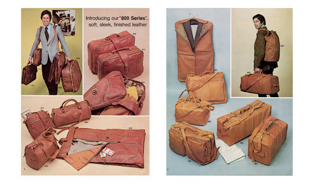 <strong>TUMI｜トゥミ</strong><br />「トゥミ 1975コレクション」<br />創業当初の広告ビジュアル