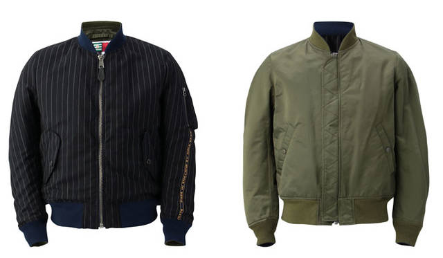 「UNITED ARROWS & SONS × TAKEO KIKUCH」MA-1（リバーシブル）6万2640円（ネイビー／M、L、XL）