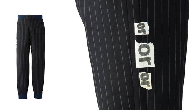 「UNITED ARROWS & SONS × TAKEO KIKUCH」リブパンツ3万1320円（ネイビー／M、L、XL）