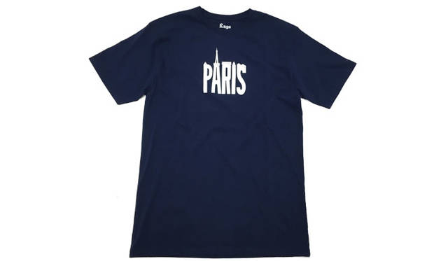 <strong>Rags M<sup>C</sup>GREGOR｜ラグス マックレガー</strong><br />スーベニアシリーズのTシャツ ネイビーバージョン（大阪店限定 / 数量限定）6480円