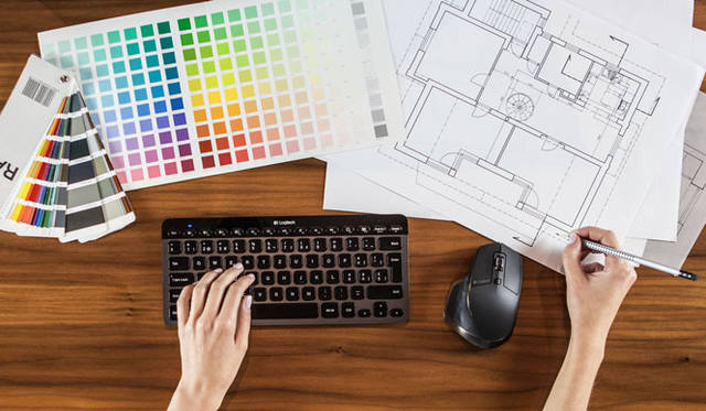 <strong>Logicool｜ロジクール</strong><br />「ロジクール MX MASTER ワイヤレス マウス」使用イメージ