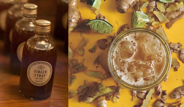 <strong>ダイニングバー「SMITH」</strong><br />「BROOKLYN RIBON FRIES（ブルックリンリボンフライ）」ジンジャーシロップ スペシャルドリンク