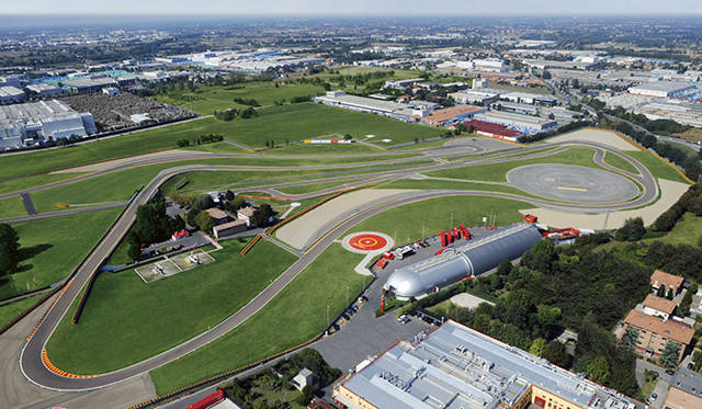 フェラーリのF1マシンとGTカーのテストに使用されるフィオラノ・サーキット