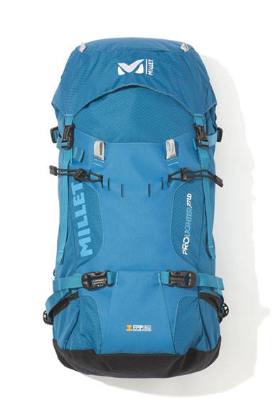 <strong>MILLET｜ミレー</strong><br />2015年春夏ウィメンズコレクション<br />軽量でシンプルなバックパック。「プロライター 27 LD」1万7280円