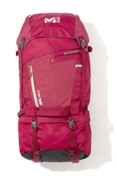 <strong>MILLET｜ミレー</strong><br />2015年春夏ウィメンズコレクション<br />どんな道具もぴったり収まる、ガイドからの支持も高い定番ザック。「ウビック 40 LD」2万2680円