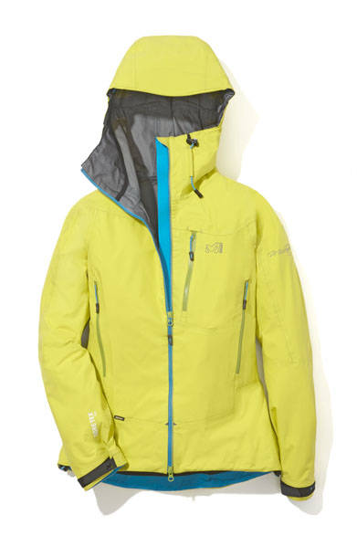 <strong>MILLET｜ミレー</strong><br />2015年春夏ウィメンズコレクション<br />どんなシーンでも期待を裏切らないハードシェルの最高峰。「セルヴァン ゴアテックス プロ ジャケット」7万8840円