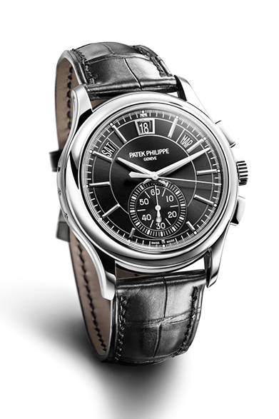 <strong>年次カレンダー搭載クロノグラフ5905P</strong><br/>ケース｜950プラチナ<br />直径｜42mm<br />厚さ｜14.03mm<br />ムーブメント｜自動巻き（Cal.CH 28-520 QA 24H）<br />機能｜月・曜日・日付表示（3月1日の日付調整のみですむ年次カレンダー機構）、クロノグラフ（60分積算計）<br />ストラップ｜アリゲーター<br />防水性｜3気圧<br />発売時期｜2015年秋以降予定<br />予価｜892万800円<br />