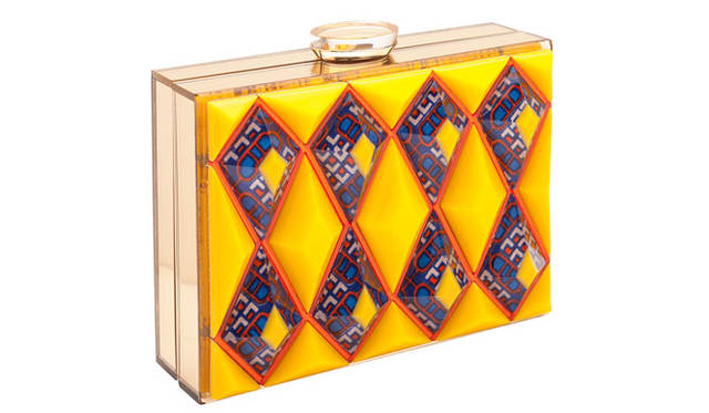 <strong>LAILA TOKIO｜ライラ・トウキョウ</strong><br />2015年春夏「Carnival collection」 「IPANEMA」（16.5×12×D6cm・120cmチェーン付き）18万6840円