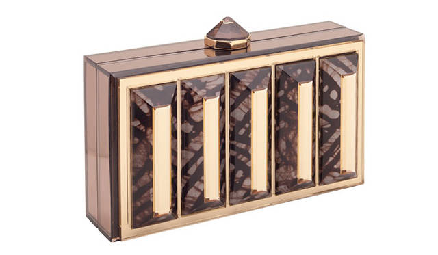 <strong>LAILA TOKIO｜ライラ・トウキョウ</strong><br />2015年春夏「Carnival collection」 「RIO」（17×10×6cm・120cmチェーン付き）16万5240円