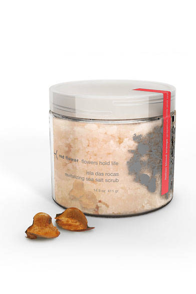 <strong>red flower｜レッドフラワー</strong><br /><br />ボディスクラブ「イスラ ダス ロカス リヴァイタライジング シーソルト スクラブ」イタリアンブラッドオレンジ　<br />5940円