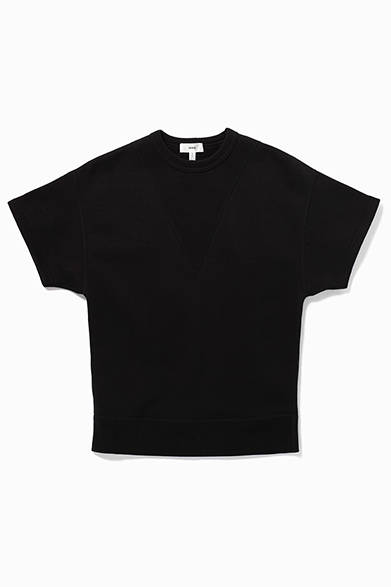HYKE<br />SWEAT HALF SLEEVE SHIRT<br />価格｜1万9440円