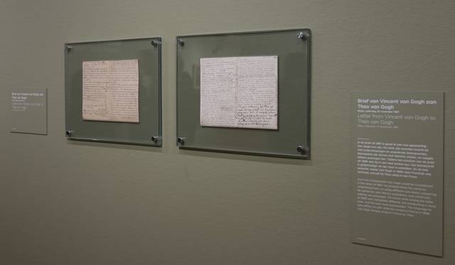 ゴッホの肉筆手紙