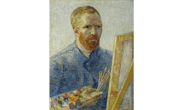 Self-Portrait as a Painter Paris, December 1887 - February 1888Vincent van Gogh (1853 - 1890)oil on canvas, 65.1 cm x 50 cmVan Gogh Museum, Amsterdam (Vincent van Gogh Foundation)
