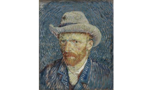 Self-Portrait with Grey Felt HatParis, September - October 1887Vincent van Gogh (1853 - 1890)oil on canvas, 44.5 cm x 37.2 cmVan Gogh Museum, Amsterdam (Vincent van Gogh Foundation)