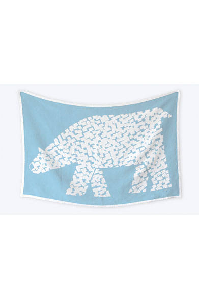 <strong>LAPUAN KANKURIT｜ラプアン カンクリ</strong><br />「JÄÄKÄRHU （ヤッカル）」 / Cotton Blanket　デザイン　鈴木マサル（日本限定発売）